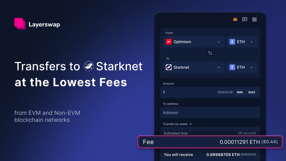 Layerswap tweet media