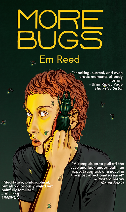 Small Spec Book Awards (@specawards) on Twitter photo Congratulations to <a href="/DayoftheMutants/">Em Reed (Debut novel MORE BUGS out now)!!!</a>! Their book, MORE BUGS, has been nominated for the 2025 <a href="/SpecAwards/">Small Spec Book Awards</a> by <a href="/KnightErrantPub/">Knight Errant Press</a>.
#SSBA #BookTwitter #indiepress #bookawards #sciencefiction Congratulations to <a href="/DayoftheMutants/">Em Reed (Debut novel MORE BUGS out now)!!!</a>! Their book, MORE BUGS, has been nominated for the 2025 <a href="/SpecAwards/">Small Spec Book Awards</a> by <a href="/KnightErrantPub/">Knight Errant Press</a>.
#SSBA #BookTwitter #indiepress #bookawards #sciencefiction