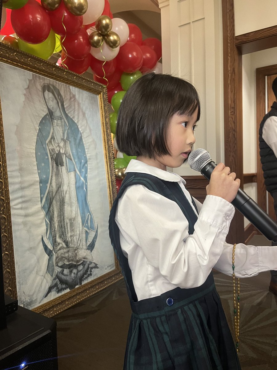 HolySpiritPrep's tweet photo. Happy Feast of Our Lady of Guadalupe! This morning, the Lower School gathered in the hallway to pray the rosary in honor of our Blessed Mother. 🕊️
#HolySpiritPrep #Catholic #CatholicSchool #ourladyofguadalupe https://t.co/al1bmPCaeR