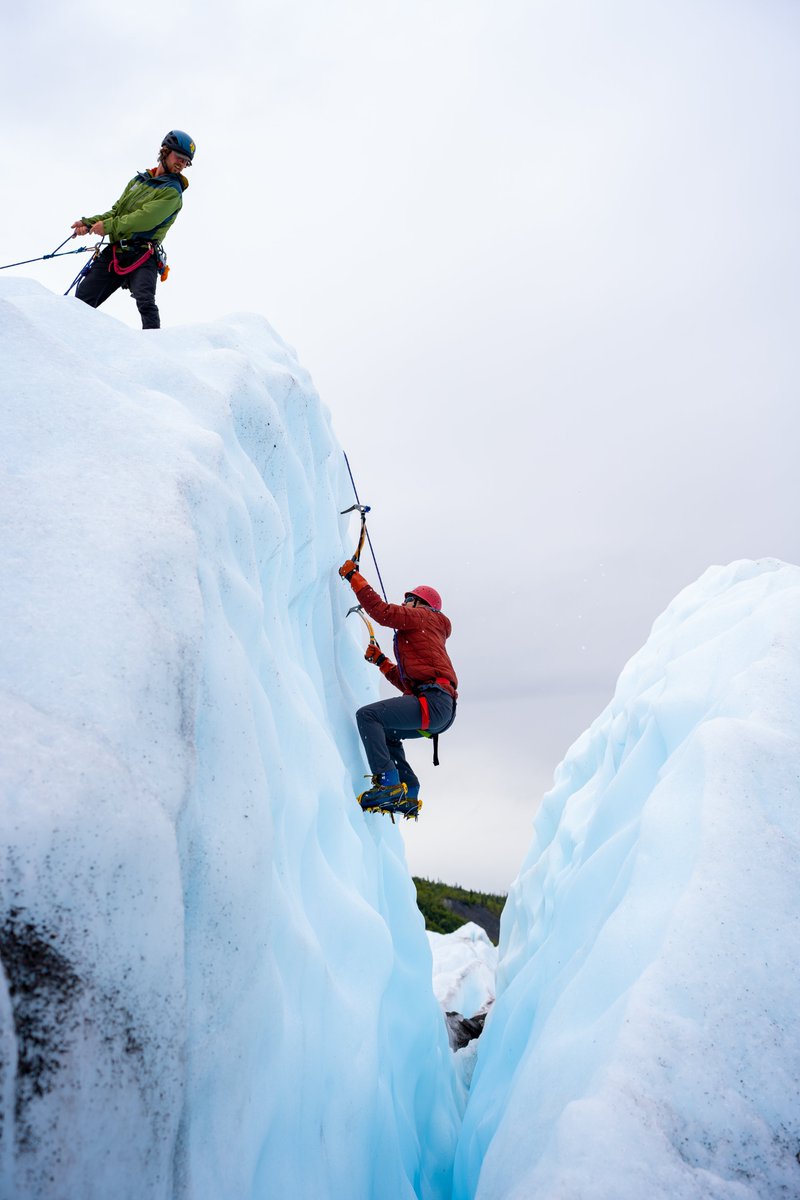 NextLevelAlaska's tweet image. MICA Guides will teach the step-by-step guide to Ice climbing.