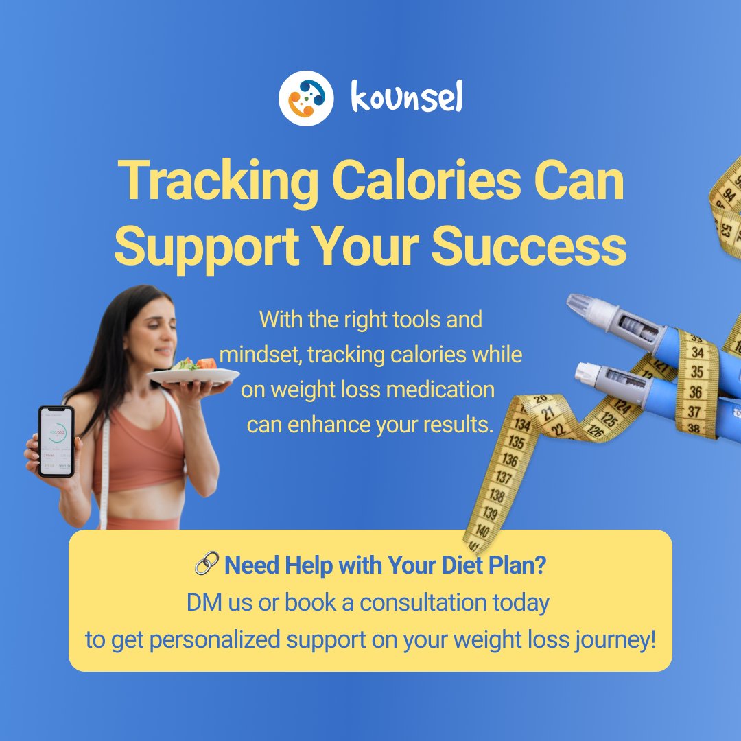 kounsel's tweet photo. racking calories with the right tools and mindset can help you achieve your goals.

🔗 Need expert help with your diet plan? Book a consultation with our nutritionists today: https://t.co/BPAbQnkkln https://t.co/fvm6QUwDQQ
