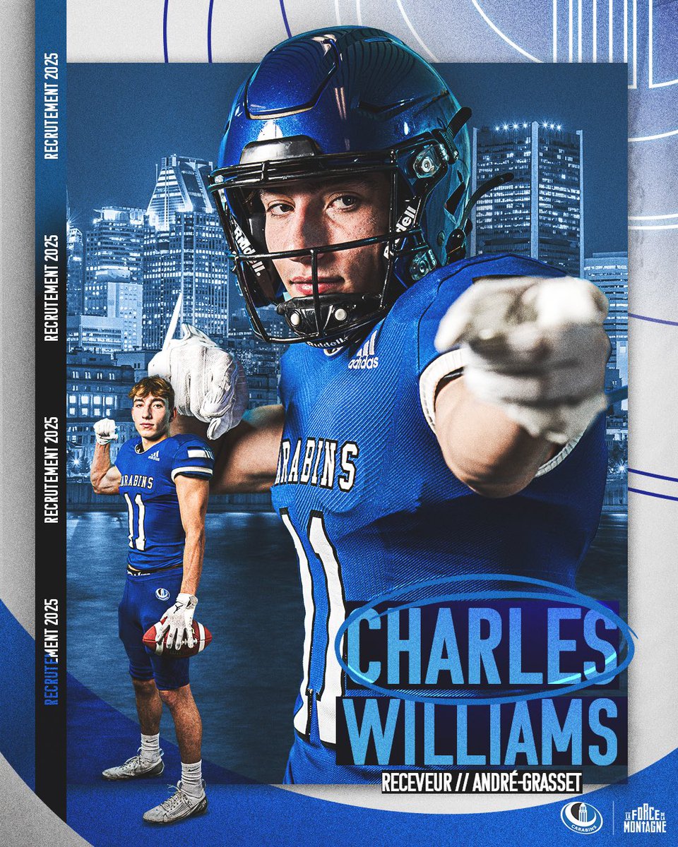 Carabins (@carabins) on Twitter photo Le receveur 𝐂𝐡𝐚𝐫𝐥𝐞𝐬 𝐖𝐢𝐥𝐥𝐢𝐚𝐦𝐬 des <a href="/FootballPhenix/">Phenix_Football</a> rejoindra les #TousCarabins en 𝟐𝟎𝟐𝟓
#recrutement2025 Le receveur 𝐂𝐡𝐚𝐫𝐥𝐞𝐬 𝐖𝐢𝐥𝐥𝐢𝐚𝐦𝐬 des <a href="/FootballPhenix/">Phenix_Football</a> rejoindra les #TousCarabins en 𝟐𝟎𝟐𝟓
#recrutement2025