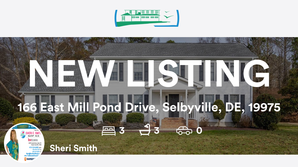 ESheri51177's tweet photo. 🛌 3 🛀 3
📍 166 East Mill Pond Drive, Selbyville, DE, 19975

My latest listing on RateMyAgent.

https://t.co/oXdv66Hk4Q

...
#ratemyagent #realestate #Keller_Williams_Realty_Delmarva https://t.co/SPU8ojSJJq