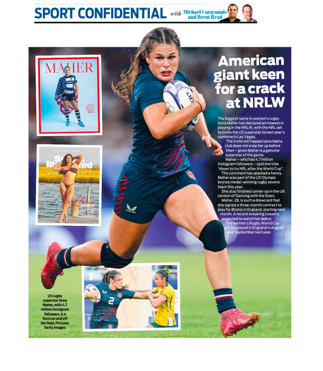 Come on down Ilona Maher!