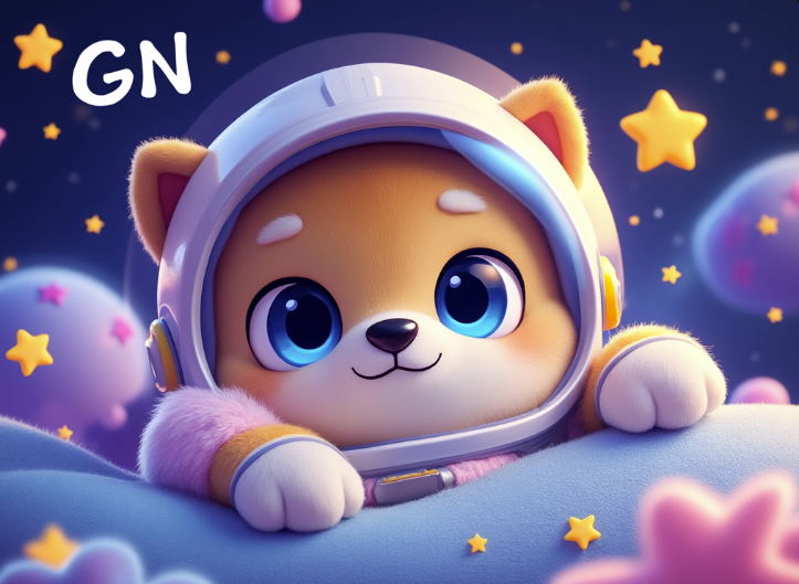DOGEN2026's tweet photo. "GN, X Fam! May your dreams be filled with cosmic adventures and infinite treats! ๐๐ท
#GNDOGEN2024 #SpaceMemes" https://t.co/OQTcdLdHy7