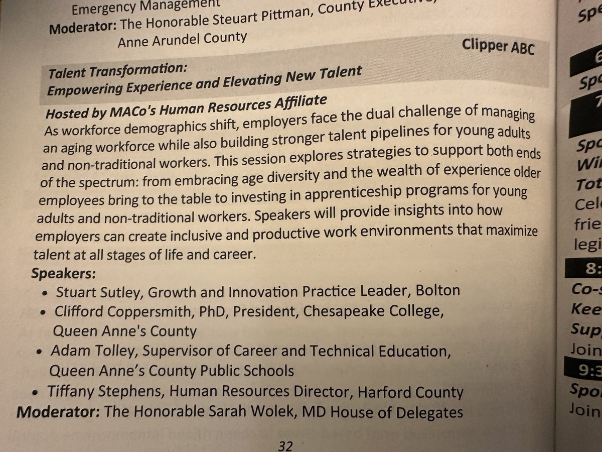 pam4pgcps's tweet photo. Blueprint Pillar 3 - College & Career Readiness is on the agenda at @MDCounties #MACoCon, featuring registered apprenticeships in Harford County govt., @ChesapeakeColl Dual Enrollment & @QACPSMD CTE programs, including interviewing & resume skills building. 

#Blueprint4MD @MDBlueprintAIB #BlueprintInAction @MABE_News @MdPublicSchools