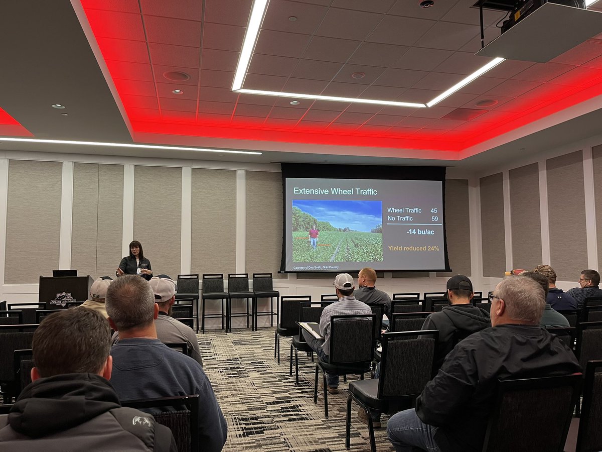 Meaghan Anderson (@mjanders1) on Twitter photo Controlled traffic can help reduce field wide compaction and yield reductions because about 80% of your compaction is caused by the first pass of equipment + equipment is HEAVY now. Thanks to <a href="/SoilLorax/">Jodi DeJong-Hughes</a> for joining us at #ICMConference! #ISUCrops Controlled traffic can help reduce field wide compaction and yield reductions because about 80% of your compaction is caused by the first pass of equipment + equipment is HEAVY now. Thanks to <a href="/SoilLorax/">Jodi DeJong-Hughes</a> for joining us at #ICMConference! #ISUCrops