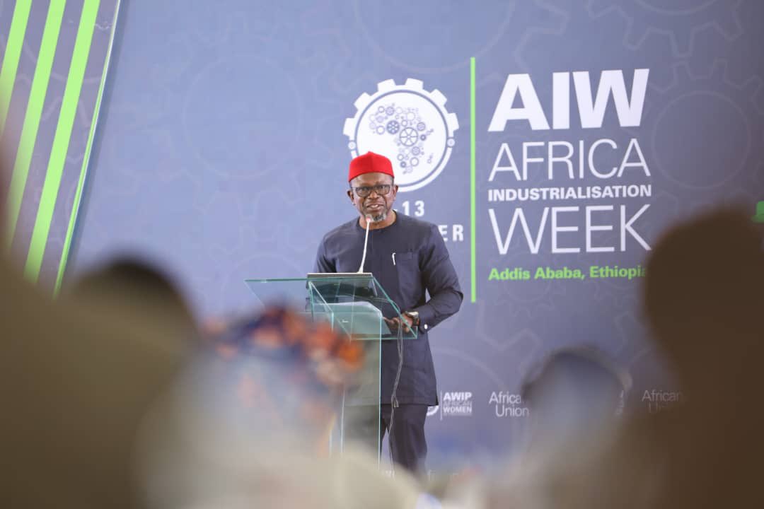 It was a privilege to speak at the High-Level Event for the 2024 Africa Industrialization Week #AIW2024, alongside prominent partners.

The convergence of AI, green industrialization &amp; intellectual property holds immense potential to drive Africa’s industrial transformation.