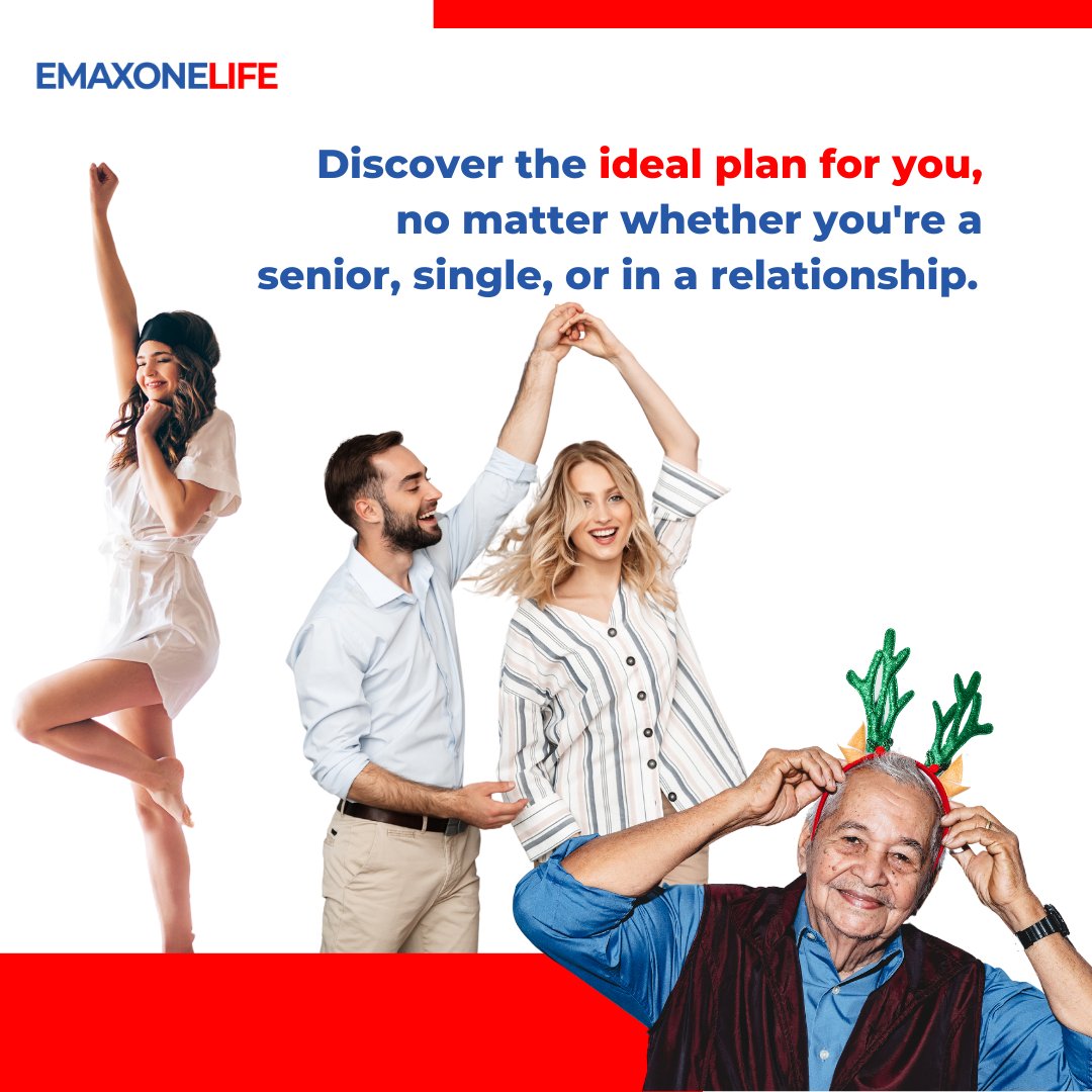 emaxonelife's tweet image. Life’s journey is unique, and so should your insurance plan be! 🌟 Whether you’re single, in love, or enjoying your golden years, Emaxonelife has the perfect solution tailored just for you. 💕👴👩‍❤️‍👨

#LifeInsuranceForAll #Emaxonelife #FinancialFreedom #TailoredPlans #insurance