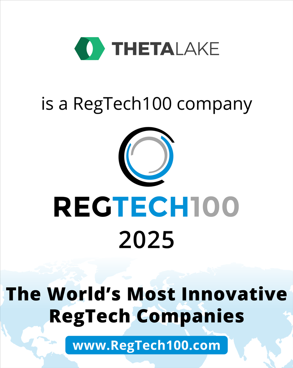 FINTECH GLOBAL (@fintech_global) on Twitter photo Proud to share that <a href="/thetalake/">Theta Lake</a> is part of the prestigious #RegTech100 list this year!
Check out the full list here: loom.ly/3-F282s
#RegTech #FinTech Proud to share that <a href="/thetalake/">Theta Lake</a> is part of the prestigious #RegTech100 list this year!
Check out the full list here: loom.ly/3-F282s
#RegTech #FinTech