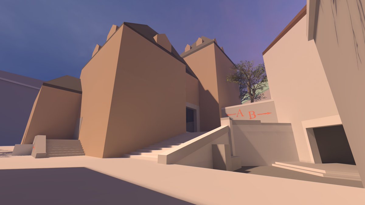 Rump3L_'s tweet photo. workshop soon .-
#CS2 #counterstrike #leveldesign #wip #graybox #lighting #colors https://t.co/SBfRHVKYrQ