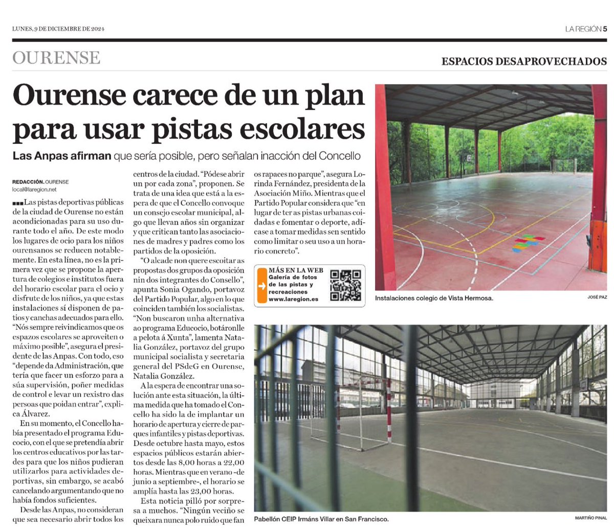 ❌Tralo fracaso do programa #Educocio posto en marcha polo goberno de #Jácome no <a href="/ConcelloOurense/">Concello de Ourense</a> seguimos sen alternativa en #Ourense para a apertura dos colexios fóra do horario escolar e para que os cativ@s poidan ter espazos para a práctica deportiva. Para iso non hai 💵