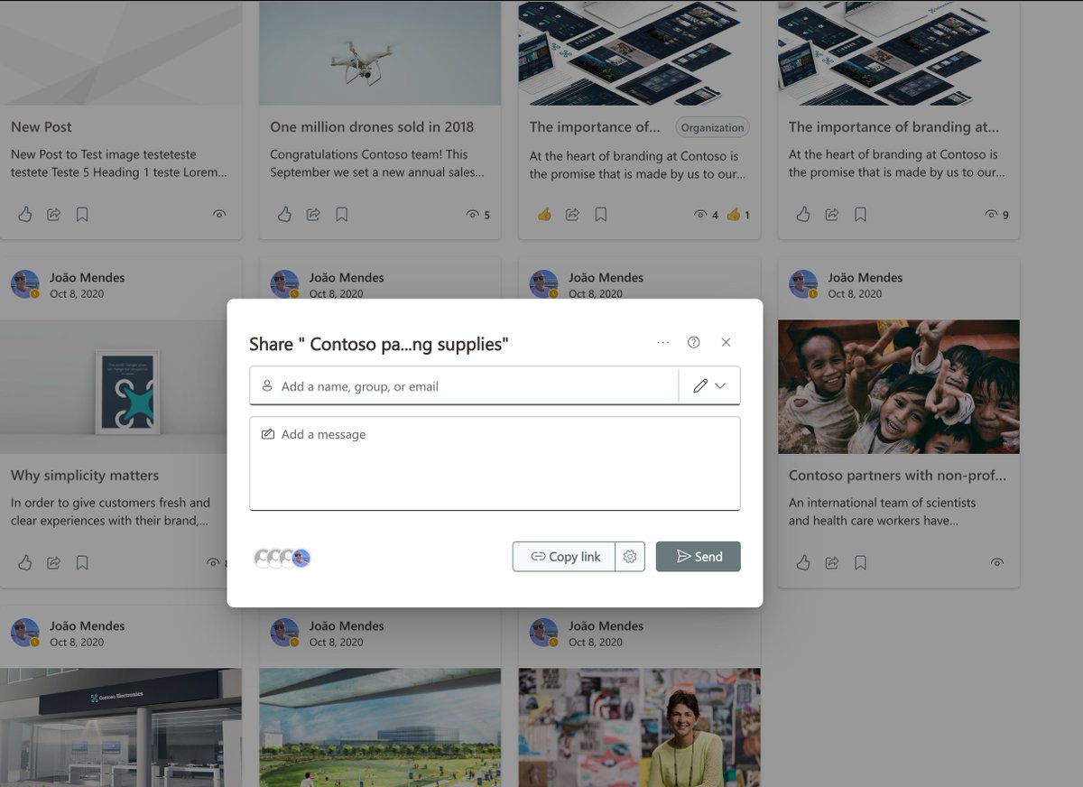 Joel Rodrigues (@joelfmrodrigues) on Twitter photo 🥳 new #SPFx ShareDialog PnP reusable control from the amazing <a href="/joaojmendes/">João Mendes 🇵🇹 find me at bluesky .</a>  just added to the beta release! 🥳 new #SPFx ShareDialog PnP reusable control from the amazing <a href="/joaojmendes/">João Mendes 🇵🇹 find me at bluesky .</a>  just added to the beta release!