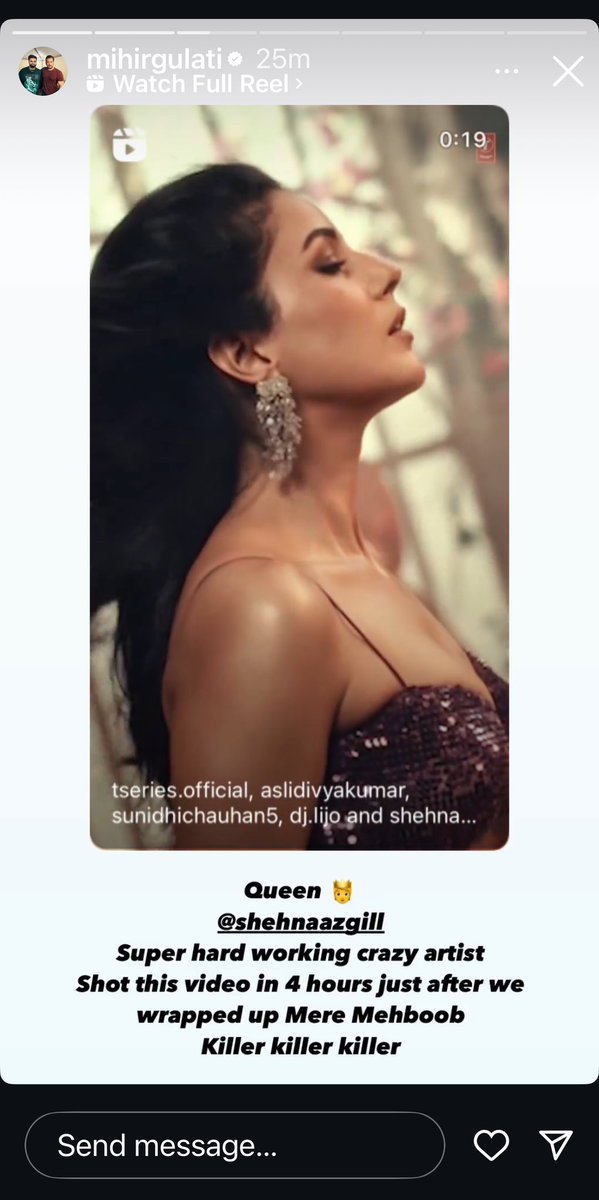 Complement for #ShehnaazGill from Video Creator Of #SajnaVeSajnaFlip 

They Shot the Video in just 4hrs 
That’s Amazing