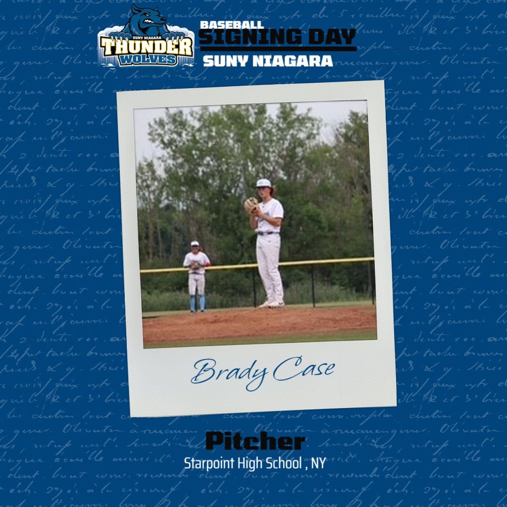 SUNY NIAGARA BASEBALL (@niagaratwolves) on Twitter photo Welcome to SUNY Niagara Baseball, Brady Case!
<a href="/spntbball/">Starpoint Baseball</a> <a href="/NiagaraSurge/">Niagara Surge</a> <a href="/Brady_Case17/">Brady Case</a> Welcome to SUNY Niagara Baseball, Brady Case!
<a href="/spntbball/">Starpoint Baseball</a> <a href="/NiagaraSurge/">Niagara Surge</a> <a href="/Brady_Case17/">Brady Case</a>