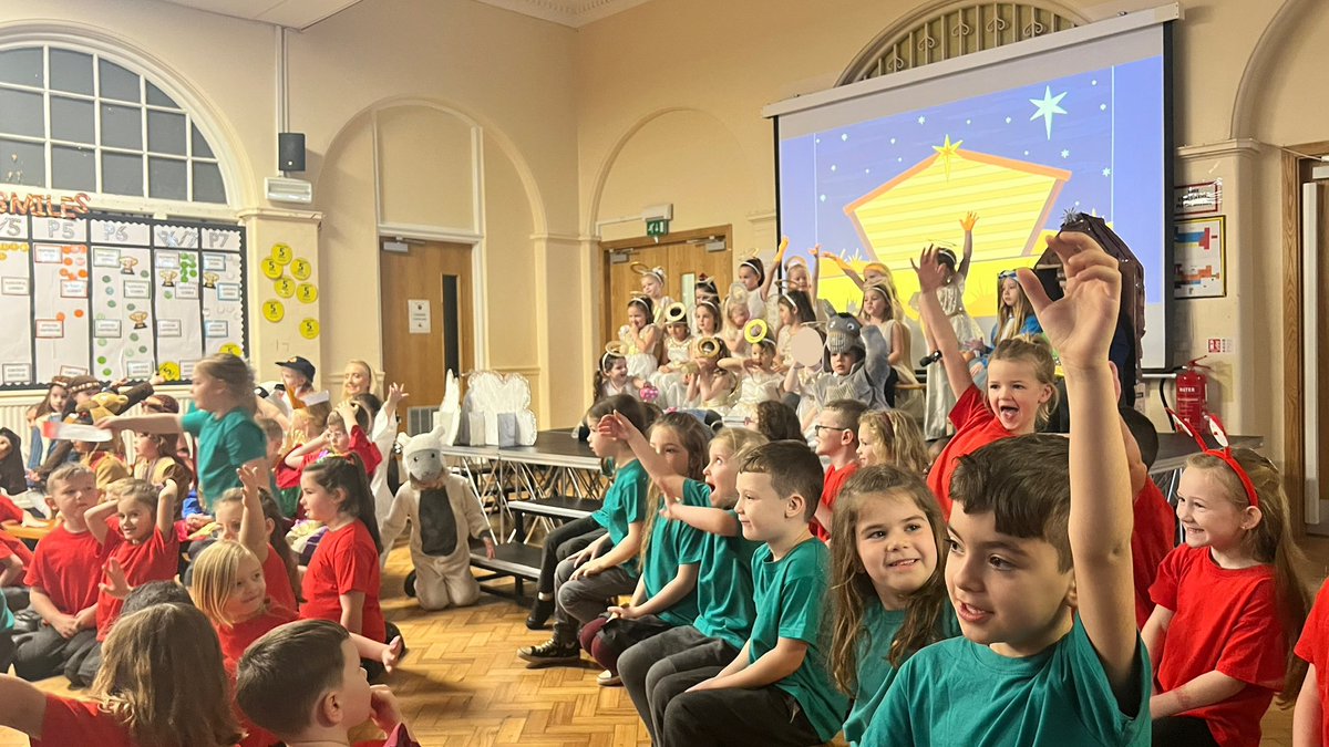 Well done to all of our P1 and P2 pupils who performed in our nativity: Angel Express 🎄 Lots of memorising lines, learning songs and practising actions for our big performances 🌟