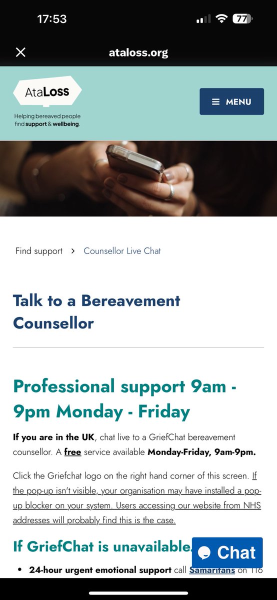 GriefChat® tweet media