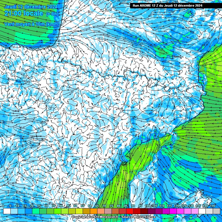 ❌❌❌ Atenció les properes hores costa central i prelitoral, patacs molt forts que poden deixar més de 50 litres, convergència marcada i llevant mode on #meteo
