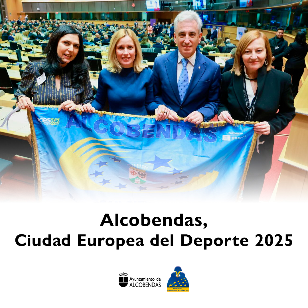 🏆 En el día de hoy, hemos recogido en el Parlamento Europeo en Bruselas el reconocimiento que nombra a Alcobendas como Ciudad Europea del Deporte 2025.

¡Gracias por confiar en Alcobendas para llevar a lo más alto el deporte europeo!

#AlcobendasCiudadEuropeaDelDeporte2025