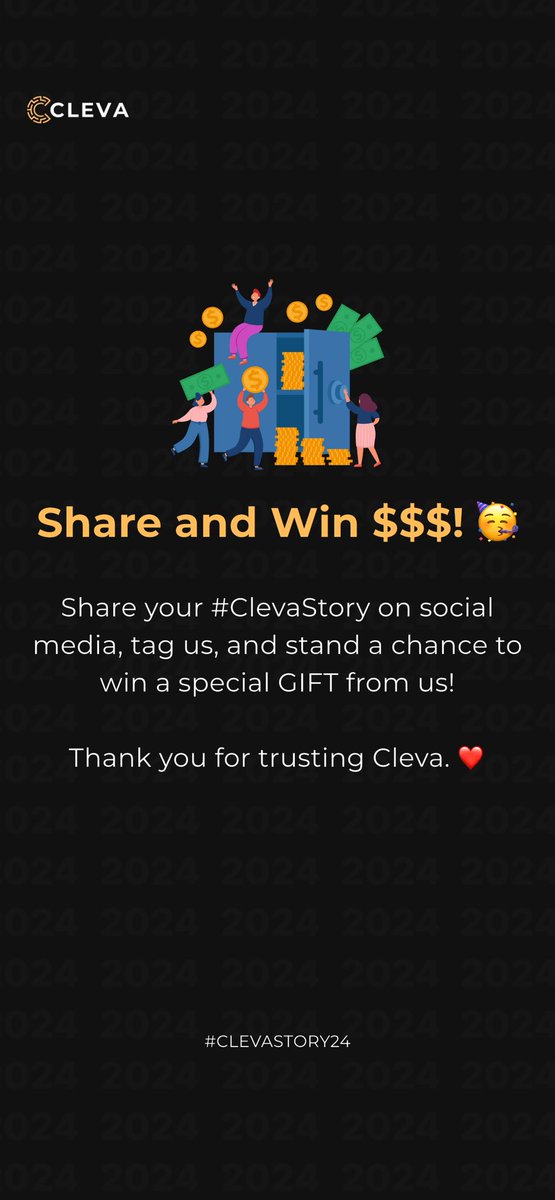 EmmanuelAdanu9's tweet photo. I was wondering where all my money went this yearβ¦ until I saw the top recipients on my Cleva Storyπ
You can also share your #ClevaStory on social media and stand a chance to win a special GIFT from @clevabanking https://t.co/Qy3av9AQKc
