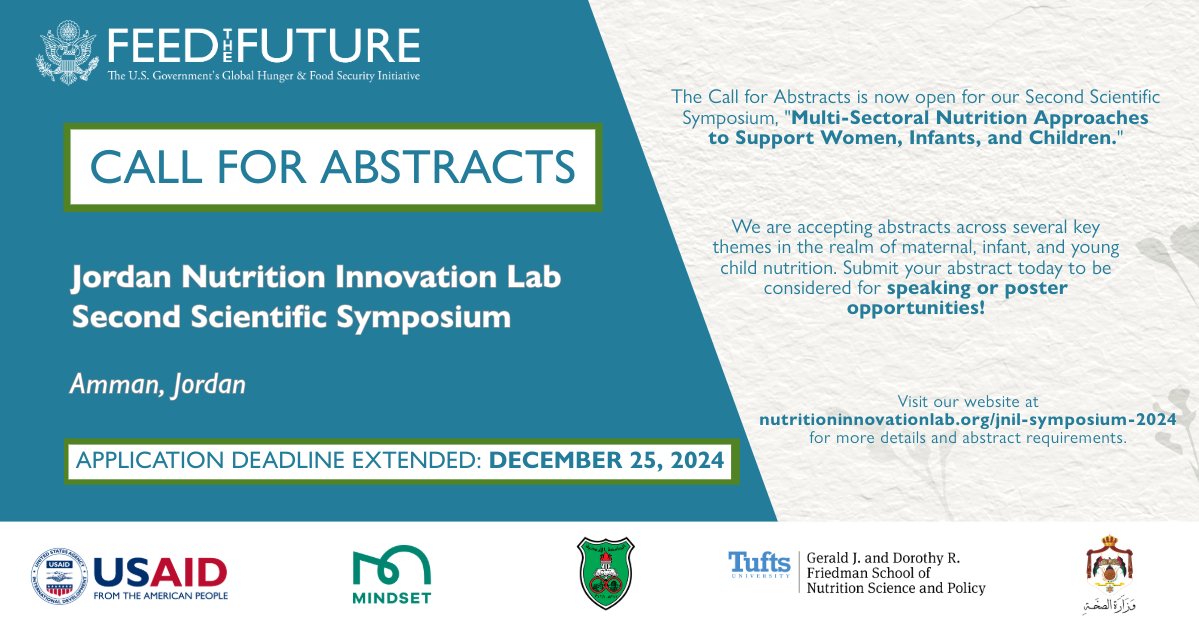 Feed the Future Jordan Nutrition Innovation Lab tweet media