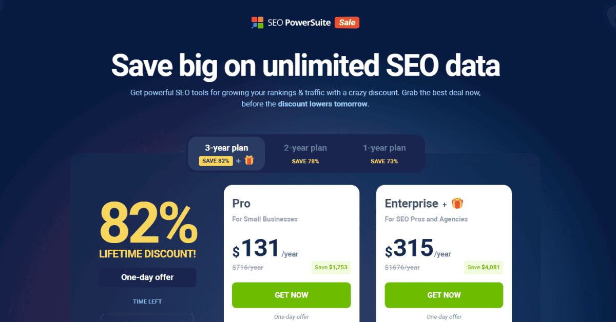 DabasBlog's tweet image. 🎁 SEO PowerSuite Xmas Sale is here!
🎉 Get up to 82% OFF on the most powerful SEO tools!
🔹 Rank tracking
🔹 Backlink analysis
🔹 Keyword research
👉 Details: vist.ly/3mpqb6z
📅 Sale ends soon!
#SEOPowerSuiteXMasSale #SEOPowerSuiteDiscount #SEOForBloggers