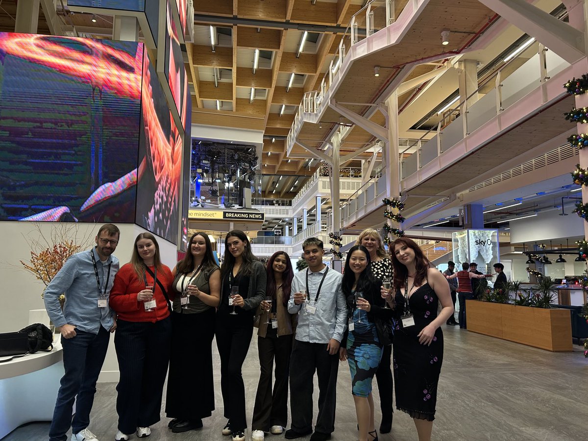 So proud of our ⁦<a href="/LeedsUniMedia/">Leeds Uni Media</a>⁩ Journalism graduates who are at Sky HQ at the ⁦<a href="/BJTC_UK/">BJTC - Industry Accredited Journalism Courses</a>⁩ awards. Big shout out to Christian Morante whose excellent sports documentary is shortlisted - and to all our year 3 newsday team who are nominated for best TV newsday