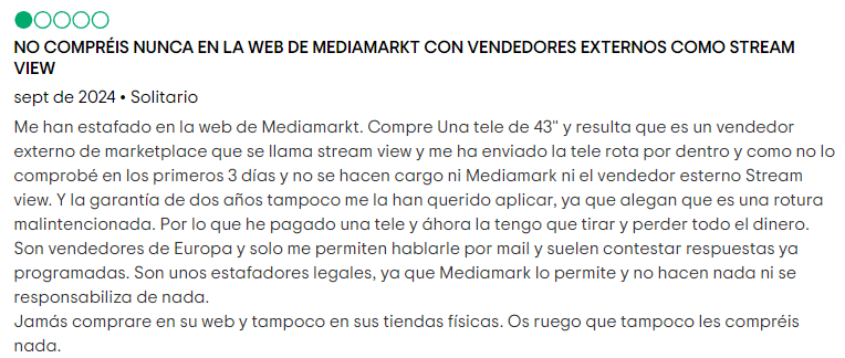 mediamaskt's tweet photo. No es que los externos sean malos, es que se acogen a nuestras políticas de empresa. Son unos cracks.#somosunosestafadores  #somosunoscraksdelmarketing #mediamarktestafa https://t.co/fSSQMUzuKm