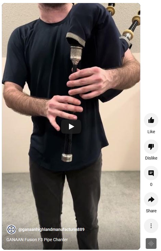 Hear the new GANAAN Fusion F3 Pipe Chanters now played by Alastair Lee ow.ly/Noyo50Uq2oQ  #FusionF3 #PipeChanter #AlastairLee #Bagpipes #PipeBand