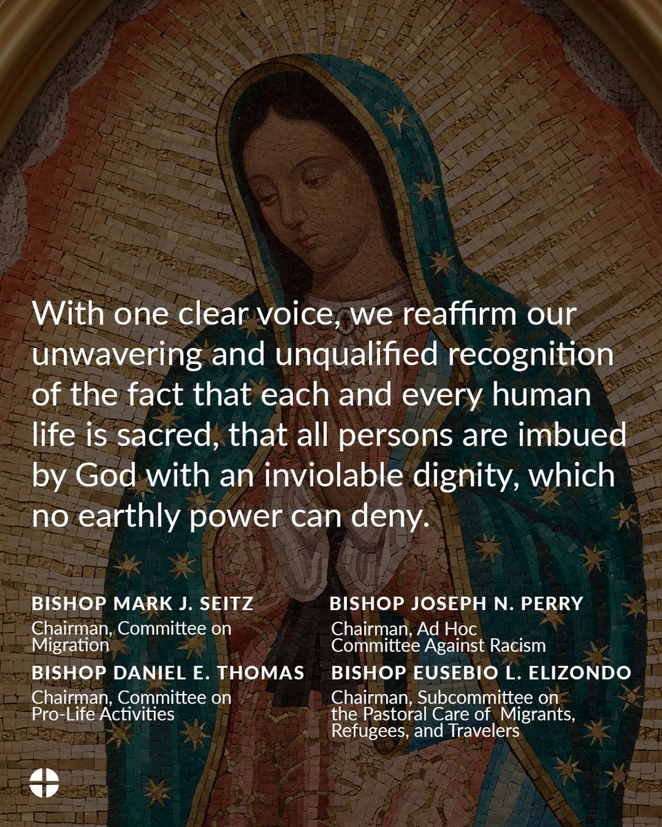 USCCB's tweet photo. Our Lady of Guadalupe is a Powerful Reminder That We Are All Called to Be One in Christ Jesus | Read the fulll release at: https://t.co/BZYdCVzWyy https://t.co/2v5JpeJVh5