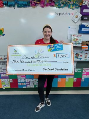 abacombs852's tweet photo. Look at my baby, got TWO grants, one from first mark and one from NEF.  I’m a very proud momma! https://t.co/h0gMapUUvu