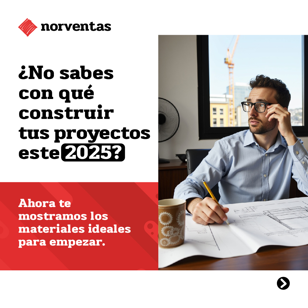 norventas's tweet photo. 🧱 Este 2025, tus ideas merecen materiales que las transformen en grandes proyectos.

En Norventas, llevamos 60 años ofreciéndote calidad y confianza. 💪

Suscríbete a nuestro newsletter 📰 y recibe ofertas exclusivas para empezar el año. 👉 https://t.co/wD1HDJ7Hfc

#Norventas https://t.co/zY9XrGOh5l