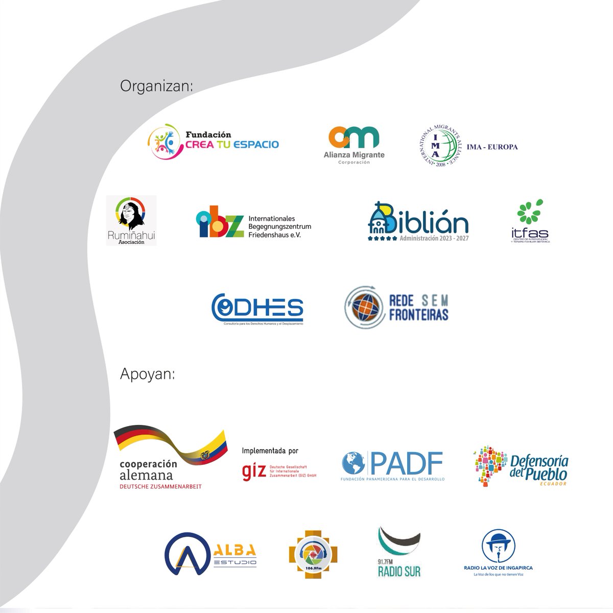 PADF Ecuador (@padfecuador) on Twitter photo 🌍 Webinar Frontera 360: Identidades en Tránsito 🌐
¿Cómo construimos puentes entre culturas? El 12/12 desentrañamos los desafíos de la movilidad humana:
🚀 A una semana del Día del Migrante, ¡transforma tu perspectiva!
👉 Inscríbete AHORA: forms.gle/c33RGJqwA7xDKW… 🌍 Webinar Frontera 360: Identidades en Tránsito 🌐
¿Cómo construimos puentes entre culturas? El 12/12 desentrañamos los desafíos de la movilidad humana:
🚀 A una semana del Día del Migrante, ¡transforma tu perspectiva!
👉 Inscríbete AHORA: forms.gle/c33RGJqwA7xDKW…