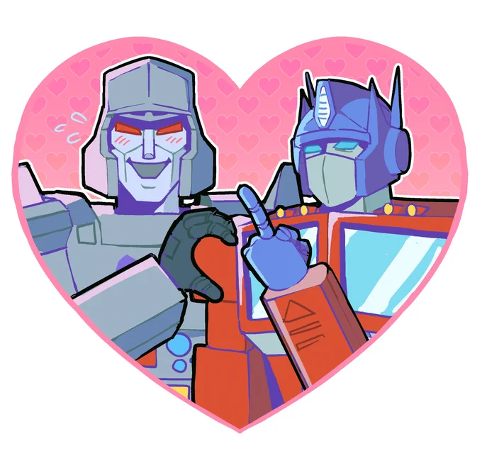 been getting really into transformers for the past 2 months and kinda finished G1 w/ friends so I made this sticker for them  #megop #Maccadam 