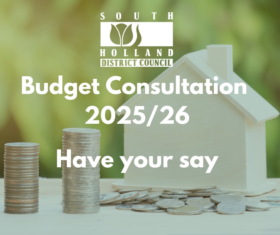 SHollandDC's tweet photo. Residents in South Holland can help shape the budget for 2025/26

For more information, please visit: https://t.co/KiAGVwq5Y2

💬 You can take part in the consultation here: https://t.co/FtzMSrtCjK https://t.co/7A6NqejyKI