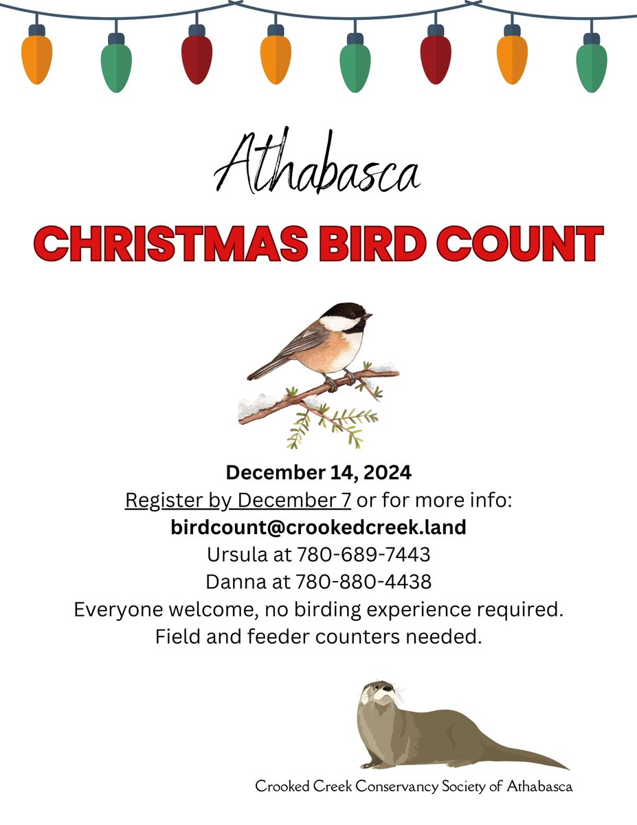 AthabascaRegion's tweet photo. If you're looking for unique handmade, artisan or local gifts for your Christmas giving, the Athabasca Region has some great events this weekend you should check out! And if you love birding, it's your weekend!

Get details on our Events Calendar: https://t.co/XjM4Ex5d3W https://t.co/QAAtmuM2JM