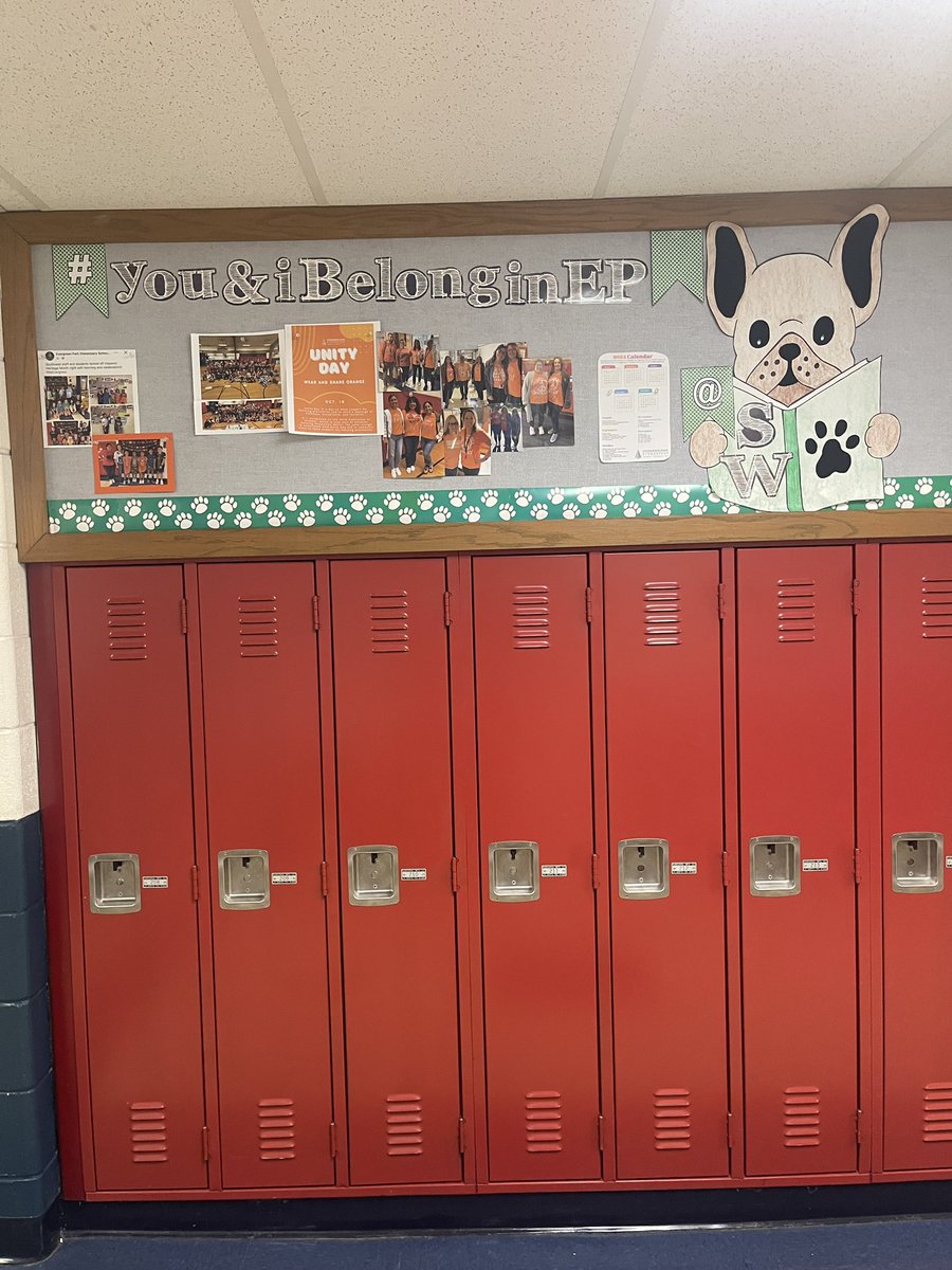 Yvonne Flores-Nevarez set up a #iBelonginEvergreen bulletin at SW! 🤩 #BeEvergreen 💚