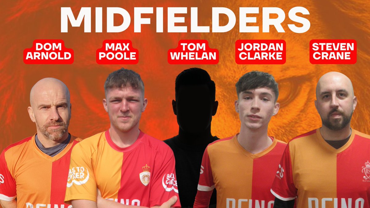 RealSuffolkFC's tweet photo. Our squad ahead of our last 16 cup game against Golden Hind this Sunday ❤💛🦁 #RealSuffolkFC #ReinaDesign #DestinyCouriers #SundayLeague #YouTubeTeam https://t.co/Ud6t7cIybO
