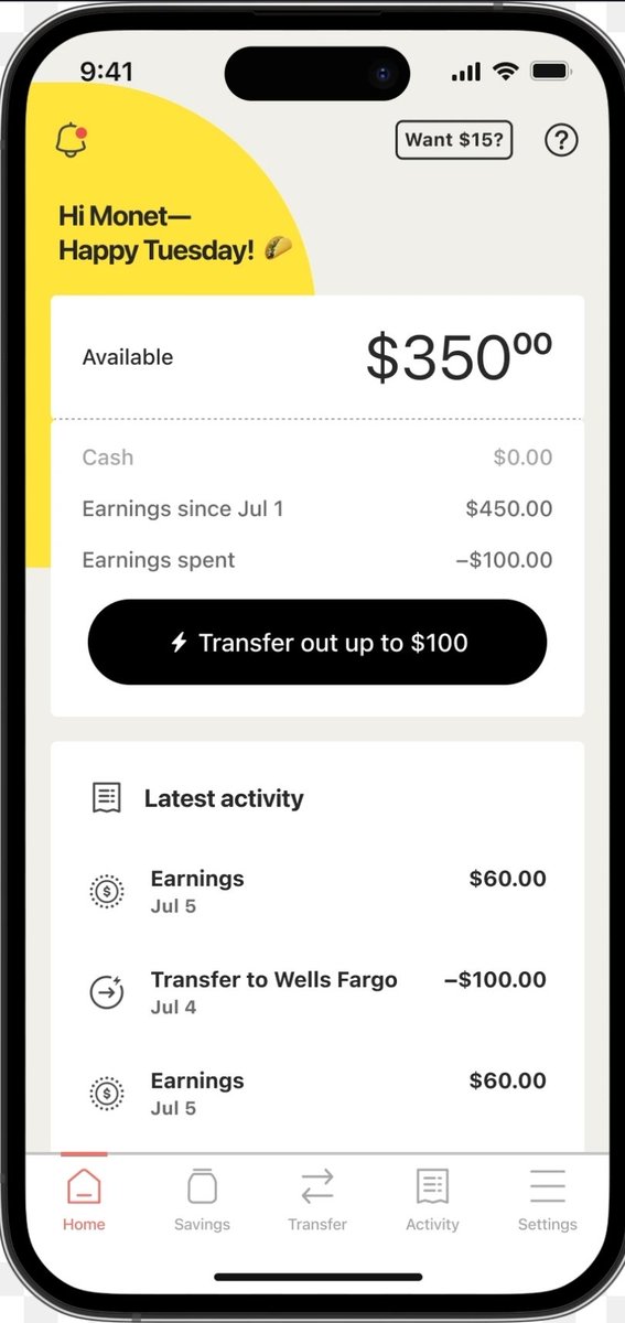 Criptokid1's tweet image. Want faster access to your pay?  
Get $10 when you join EarnIn using my link, and start making any day payday. Restrictions may apply. Use referral code AARON.SAVE.1NJ or follow my link here: earnin.page.link/EAu7