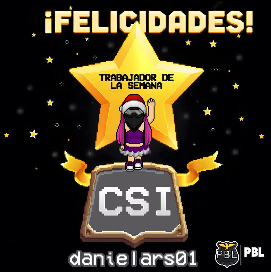 Por su desempeño y compromiso con la agencia queremos felicitar a nuestra nueva trabajadora de la semana: danielars01 ¡Enhorabuena! 😄❤️