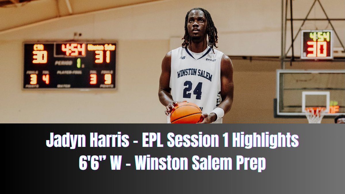 Jadyn Harris made his EPL debut for @WSCSPGBball 

• The 6’6 Wing averaged 17.5 PPG, 7.5 RPG and 3.0 SPG in leading his squad to two wins in Session 1 

Check out his full highlights from S1 here ⬇️ 

youtu.be/bM_-tZPXQYk