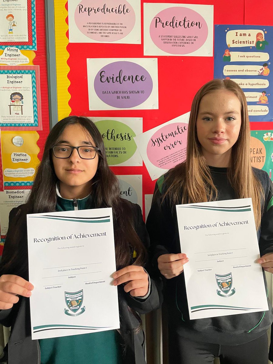 stjosephs1992's tweet photo. π Congratulations to our Year 11 & Year 12 Science students π
Their hard work in recent tracking point GCSE Science exams and OCN has paid off! π Amazing effort, dedication, and progress from everyone. πͺ
Keep aiming high as you move closer to success! π #GCSEScience π§ͺ 𧫠𧬠https://t.co/IevSYQNNwf