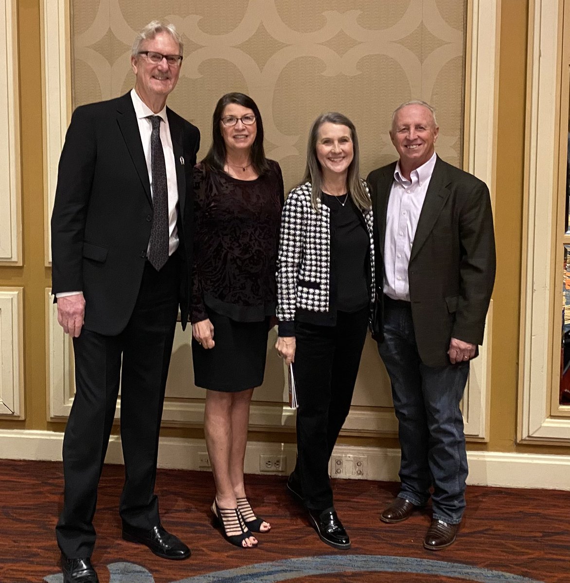 Great Tuesday night at Winter Meetings as 50 year friend RJ Harrison was honored as West Coast Scout of the Year. Such a deserved honor for a great guy and baseball lifer. Saw so many old friends that made the night even more special. A wonderful fraternity!
