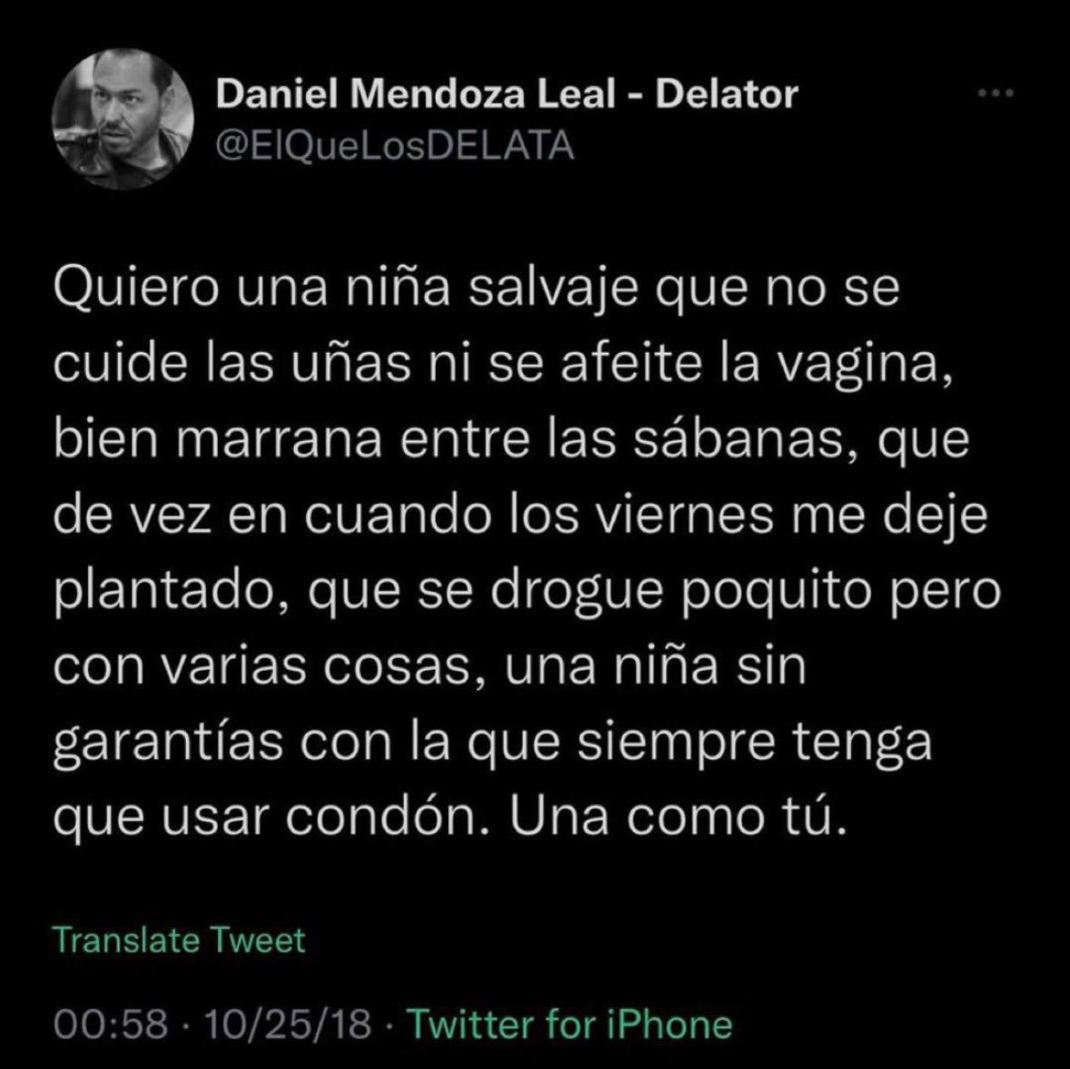 2/2 

<a href="/petrogustavo/">Gustavo Petro</a> retracte nombramiento de quien abiertamente en redes invita a "emborracharla, a drogarla y después, cuando duerma  indefensa, la amarramos y le damos por el culo".