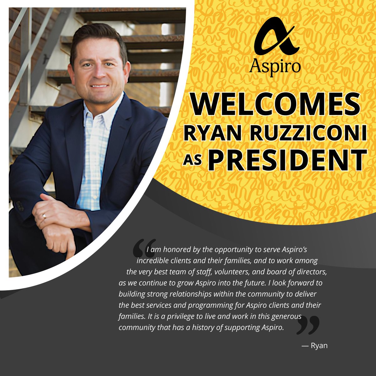 Aspiro is pleased to announce the appointment of Ryan Ruzziconi as our new President, effective January 2, 2025.  Full announcement here:  bit.ly/4g9FAQ9