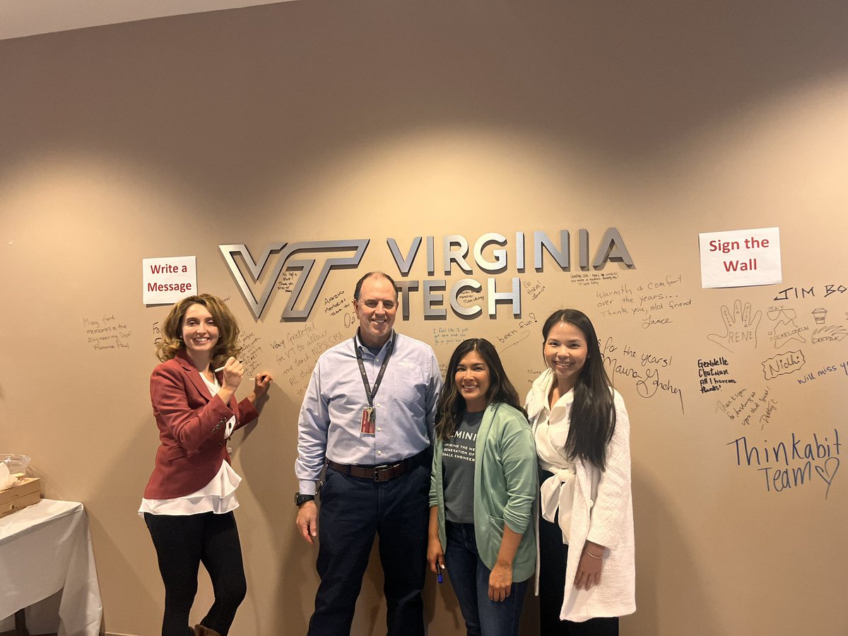 ottett's tweet photo. bitter sweet goodbye to VT NVC today; embracing the change! To a new journey begins the Innovation Campus!  w/ @jegenrieder @Thinkabit_Lab @VT_ThinkabitLab https://t.co/WKA6pGbJtQ
