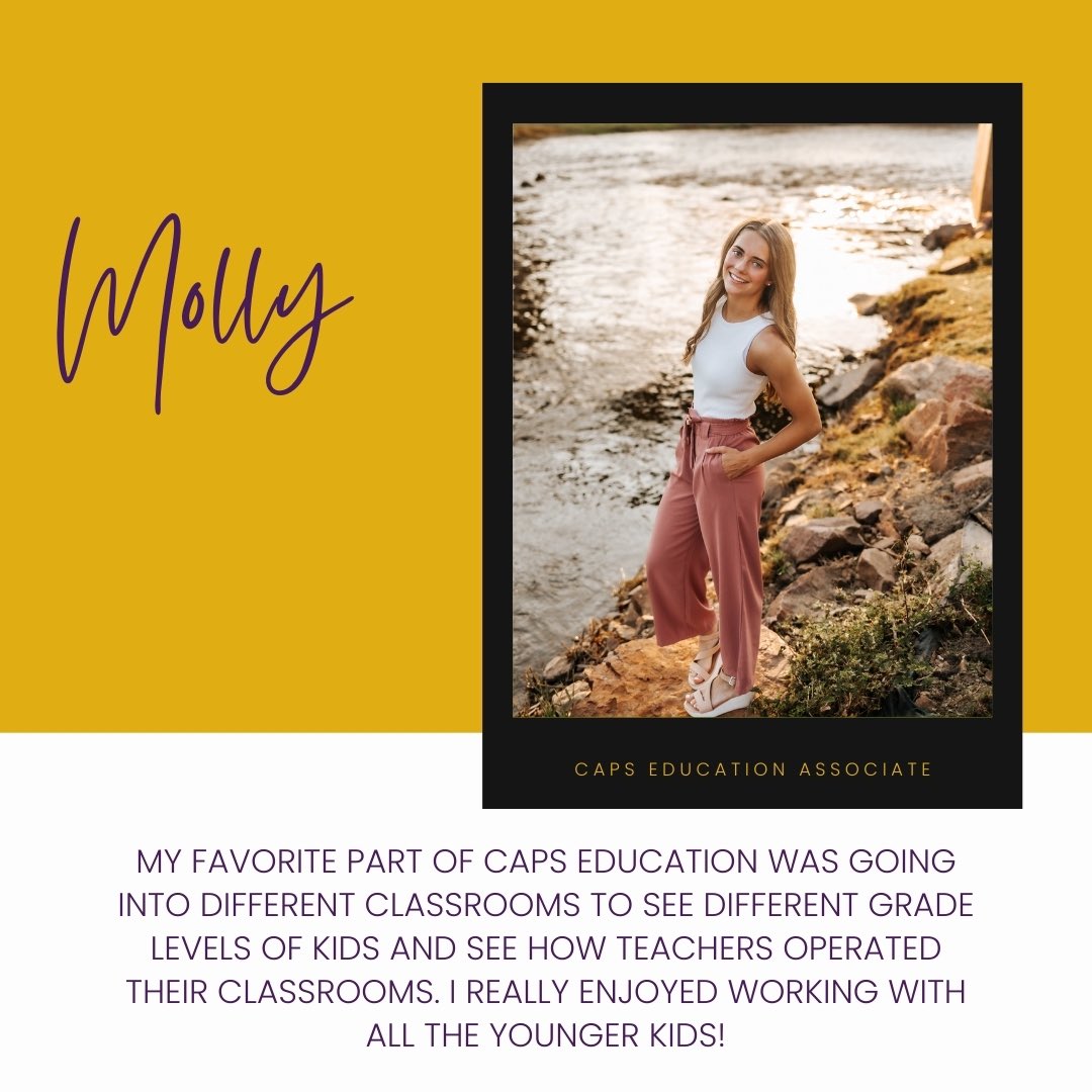 clcaps's tweet image. Fall 2024 CAPS Education Spotlights

The inaugural group of CL CAPS Ed was busy this semester, balancing classroom learning, professional onboarding, client projects, and observation hours in elementary and middle school classrooms!