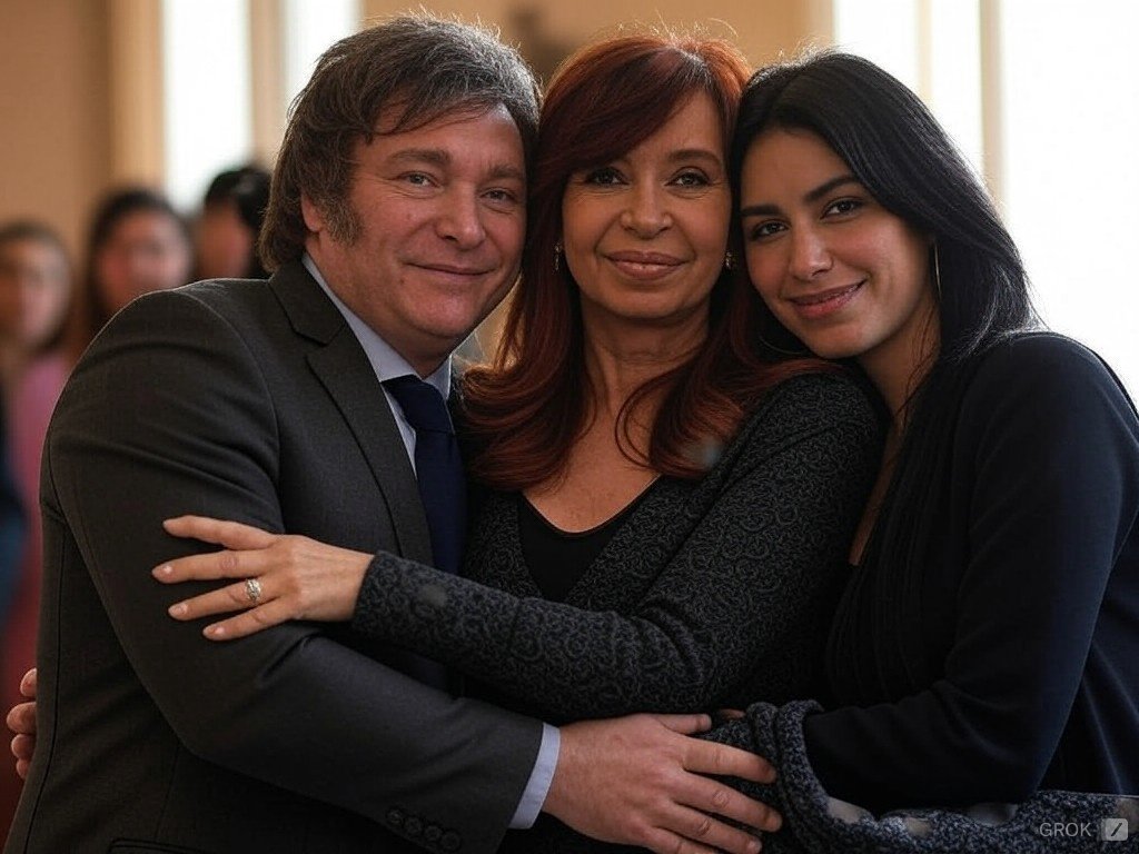 Siguiendo la línea de <a href="/nunio_/">Facundo Nuño</a> y su "todo se va a ir a la chota más rápido de lo que pensaba".... la imagen de hoy hecha con #Grok es esta 
La "obra" no tiene título...todo de ustedes 🤗