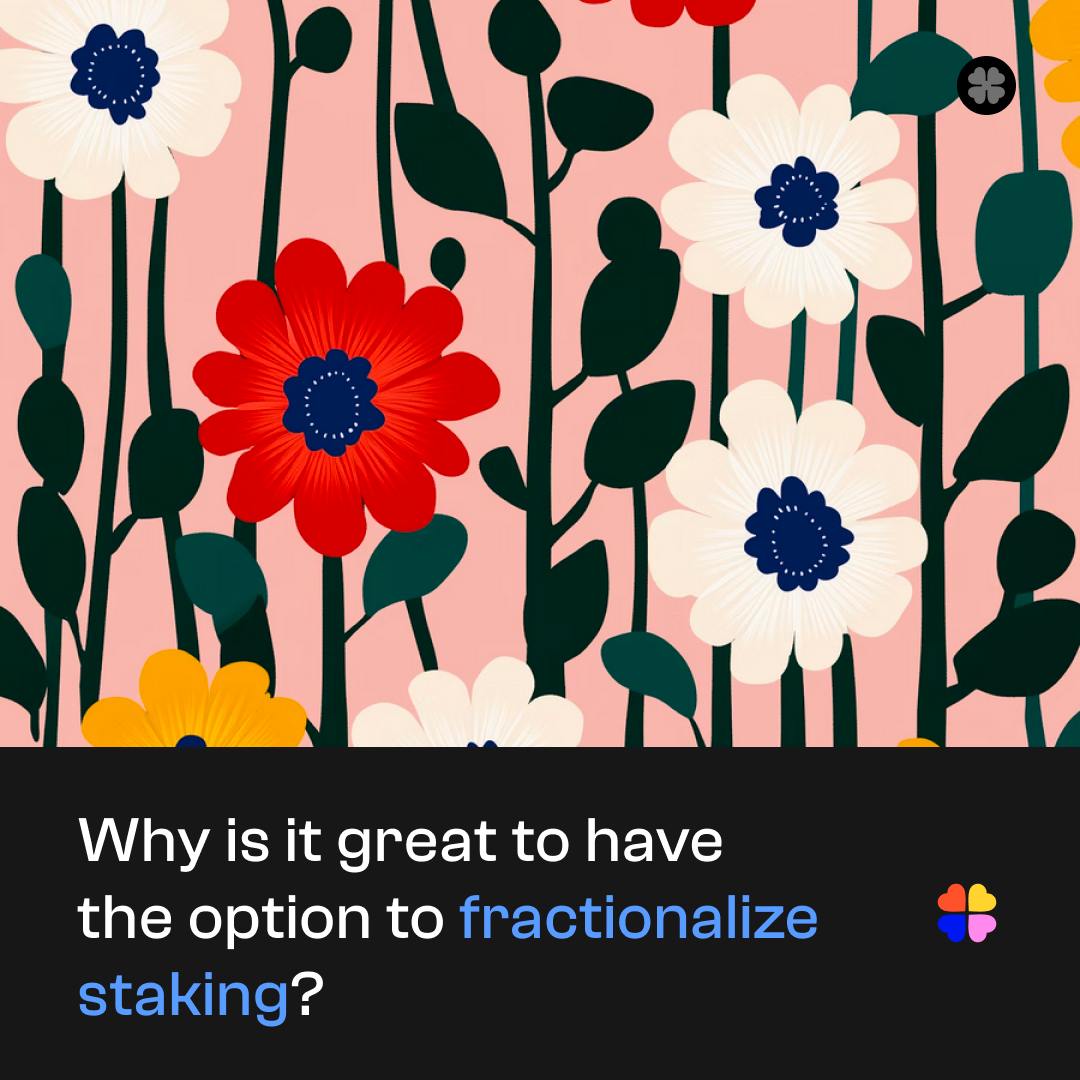 fouroo_app's tweet photo. Why is it great to have the option to fractionalize staking?

Increase TVL 📈 – Fractionalized staking attracts more participants, boosting the Total Value Locked (TVL) as users can invest smaller amounts while still earning rewards.

Get More Users 🌍 – By allowing fractionalized staking, you make it accessible to a larger audience, increasing your user base and creating a more diverse community.

Increase Staking Period ⏳ – With fractionalized staking, users are more likely to keep their funds staked longer, as they can easily unlock smaller portions while still enjoying rewards, leading to greater stability for your platform.

Fractionalizing staking isn't just a trend—it's the key to growing your platform, increasing user engagement, and optimizing your staking ecosystem!

#FractionalizedStaking #TVL #DeFi #Crypto #Staking #Fouroo