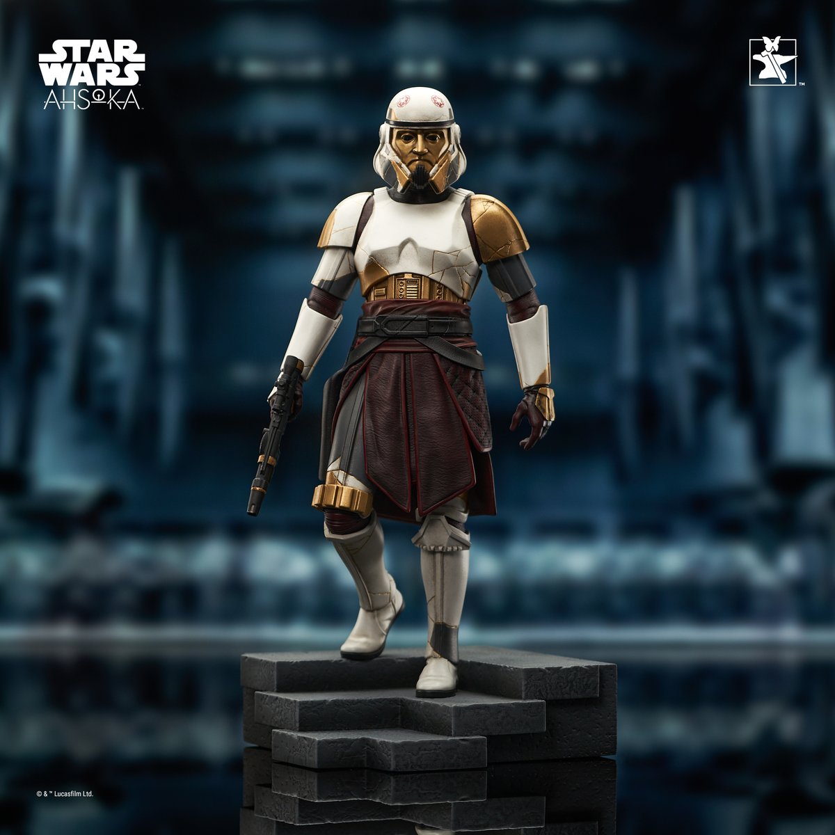 GentleGiantLTD's tweet photo. The Captain Enoch™ Premier Collection Statue is a true tribute to the warrior from STAR WARS: AHSOKA™! With his distinctive armor and fierce leadership, this statue is a must! Pre-order at https://t.co/bPdpZ9SR3f.
#StarWars #Ahsoka #CaptainEnoch #PremierCollectionStatue https://t.co/XfVphDrFUs